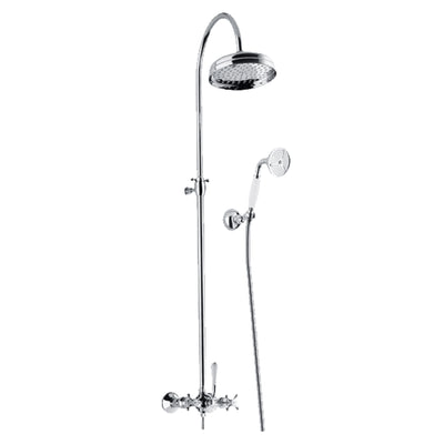 ARMANDO VICARIO PROVINCIAL OVERHEAD SHOWER WITH HAND SHOWER CHROME