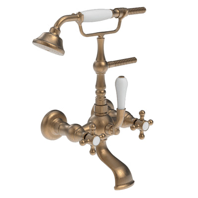 ARMANDO VICARIO PROVINCIAL WALL MOUNTED BATH FILLER 412MM BRONZE