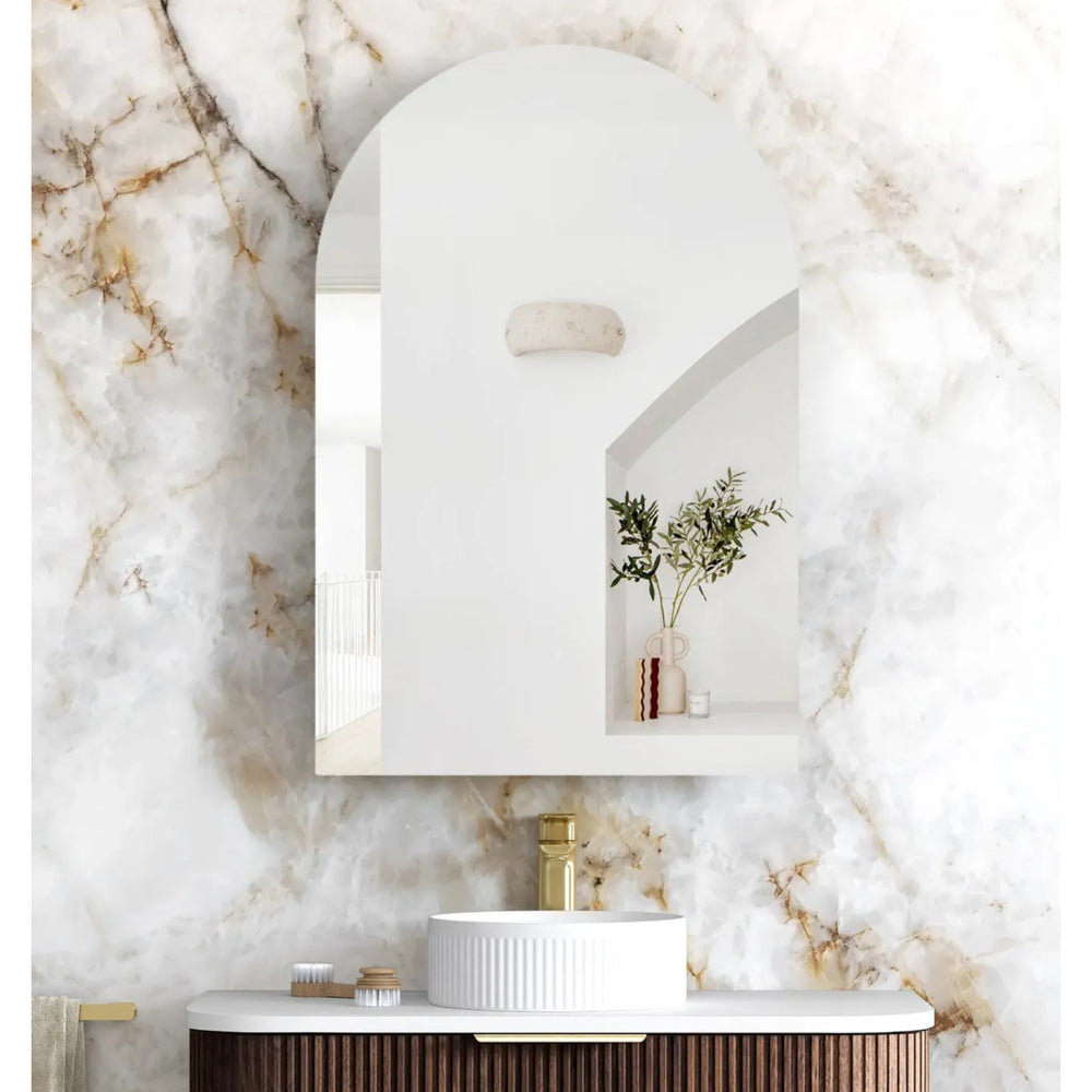 OTTI ARCHIE SABLE WALNUT SHAVING CABINET 600X900MM