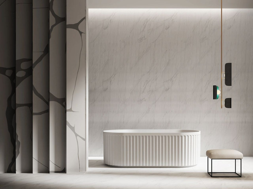 INFINITY ARTEMIS FREESTANDING BATHTUB MATTE WHITE (AVAILABLE IN 1500MM AND 1700MM)