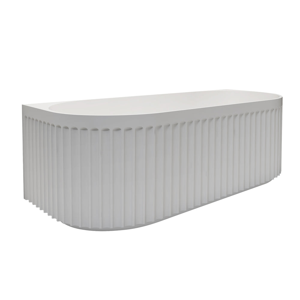 INFINITY ARTEMIS BACK-TO-WALL BATHTUB MATTE WHITE (AVAILABLE IN 1500MM AND 1700MM)