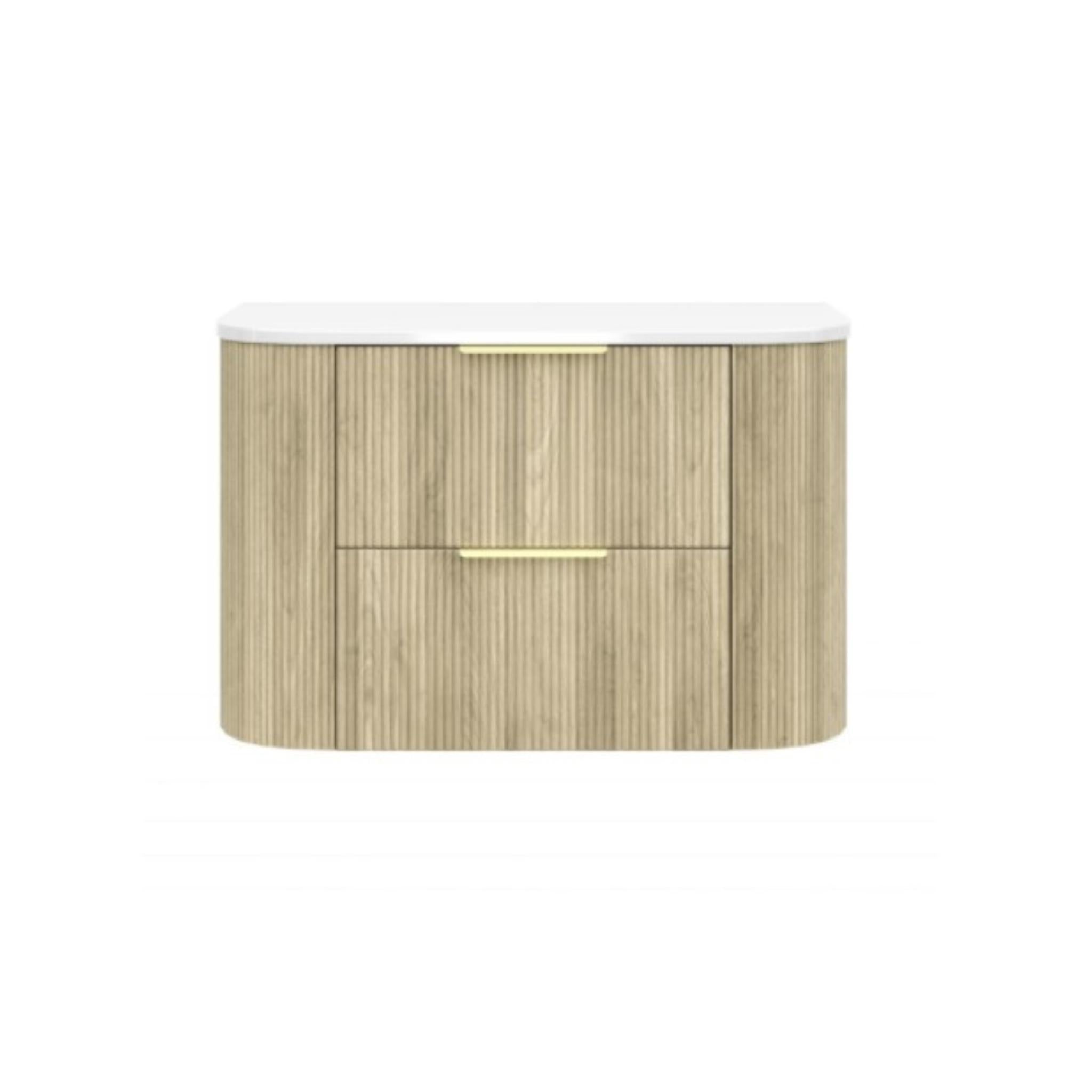 CETO ARTIS CLASSIC OAK 900MM SINGLE BOWL WALL HUNG VANITY