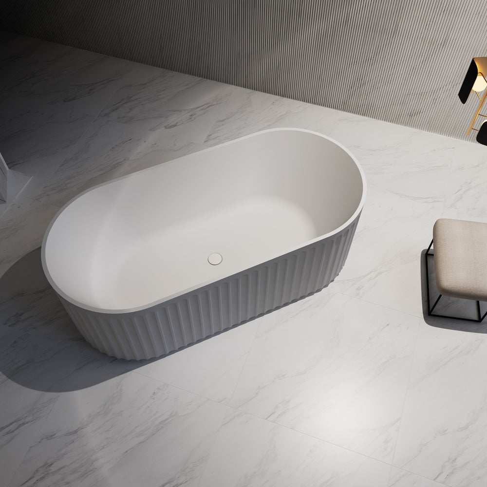 INFINITY ARTEMIS FREESTANDING BATHTUB MATTE WHITE (AVAILABLE IN 1500MM AND 1700MM)