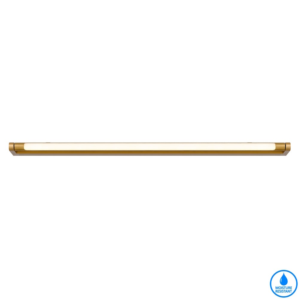 TELBIX ARVIN VANITY LED WALL LIGHT ANTIQUE GOLD 820MM