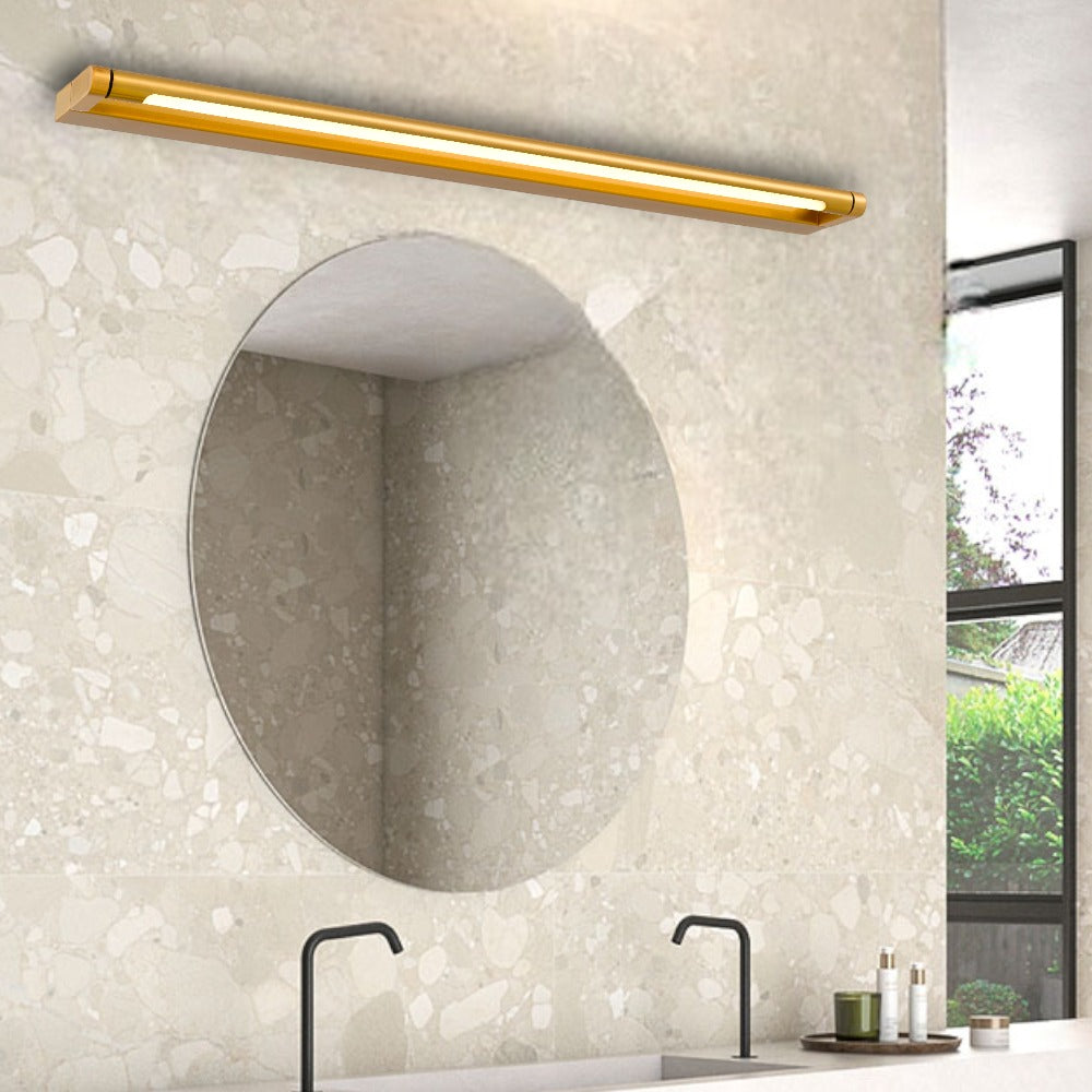 TELBIX ARVIN VANITY LED WALL LIGHT ANTIQUE GOLD 820MM