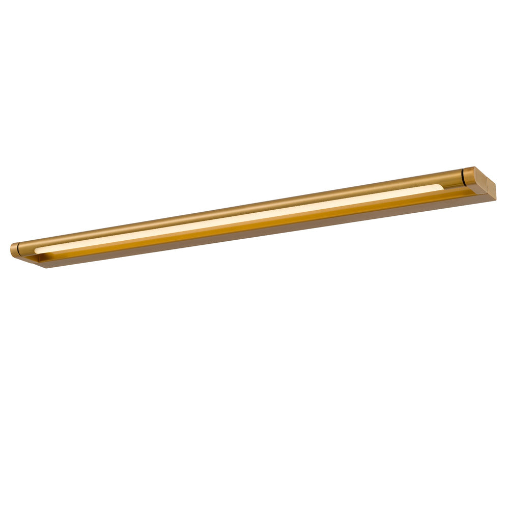 TELBIX ARVIN VANITY LED WALL LIGHT ANTIQUE GOLD 820MM