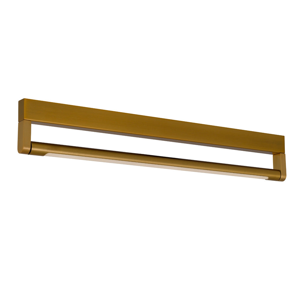 TELBIX ARVIN VANITY LED WALL LIGHT ANTIQUE GOLD 620MM