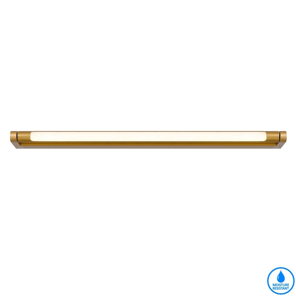 TELBIX ARVIN VANITY LED WALL LIGHT ANTIQUE GOLD 620MM