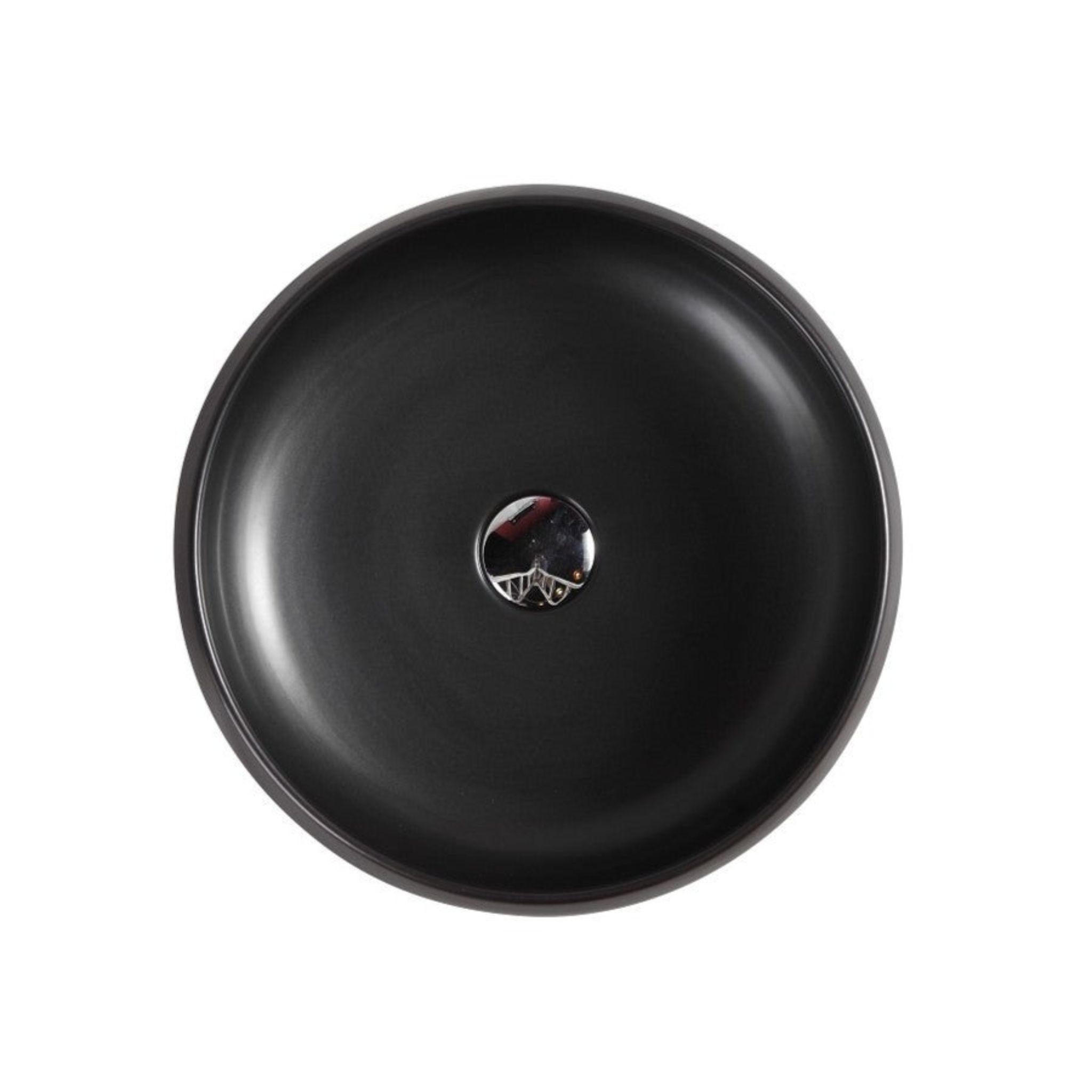 MERCIO ASTI ROUND ABOVE COUNTER BASIN MATTE BLACK 415MM