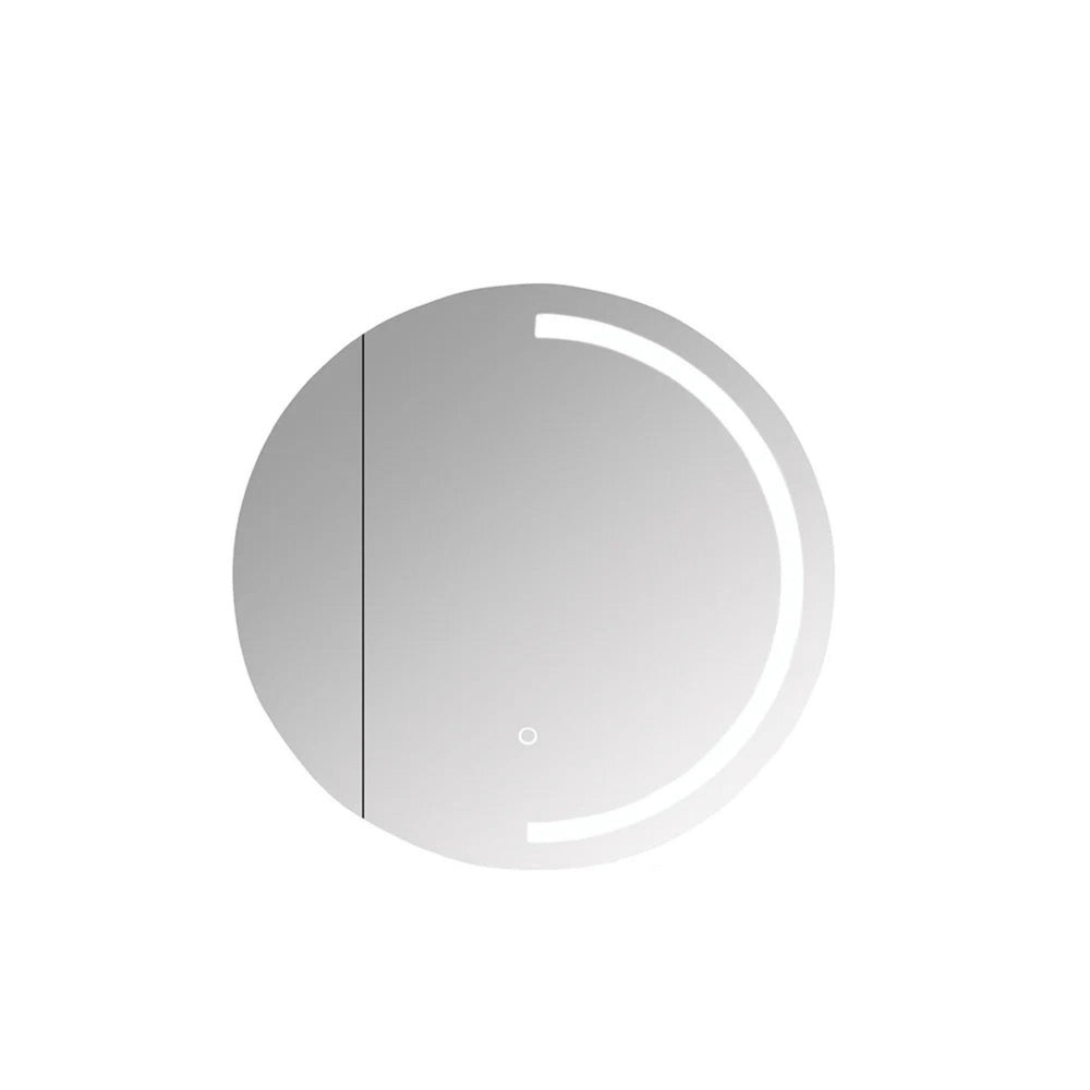 MERCIO ATHENA MATTE WHITE LED SHAVING CABINET 600X600MM