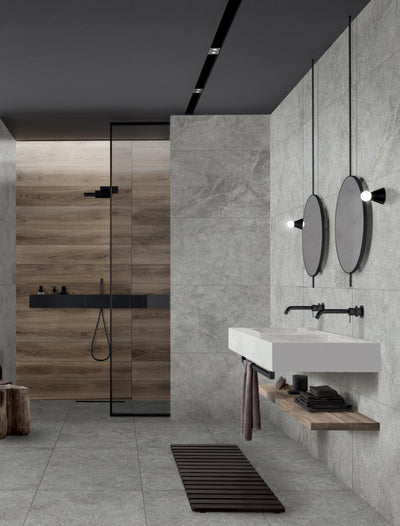 ABK ATLANTIS GREY NAT MATTE 600X1200MM RECTANGULAR TILE (PER BOX)