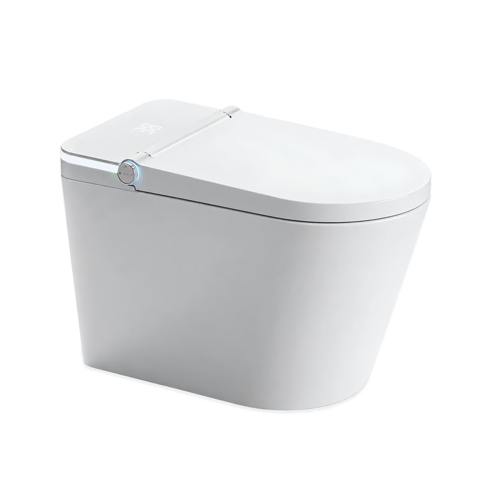 ATTICA OSKAR CISTERNLESS SMART TOILET RIMLESS W/ AUTOFLUSH & REMOTE CONTROL WHITE