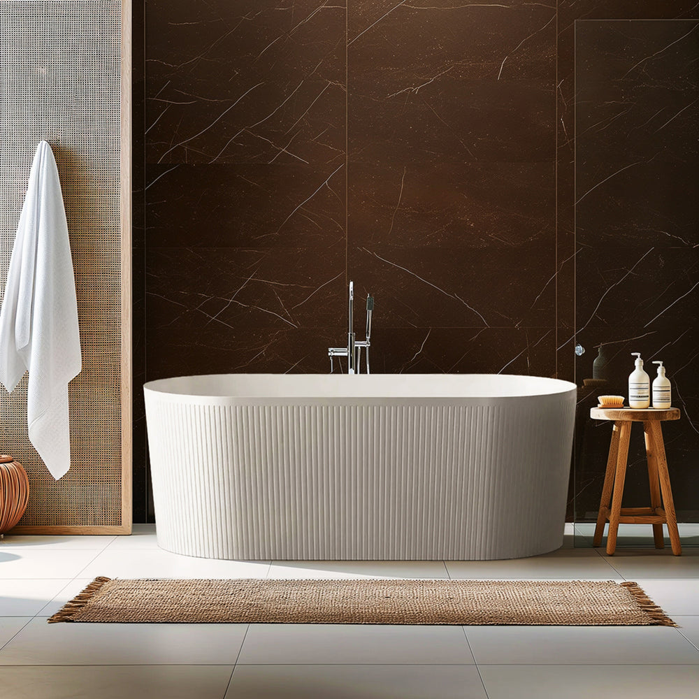 ATTICA NOOSA FREESTANDING BATHTUB GLOSS WHITE (AVAILABLE IN 1500MM AND 1700MM)