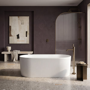ATTICA NOOSA FREESTANDING BATHTUB GLOSS WHITE (AVAILABLE IN 1500MM AND 1700MM)