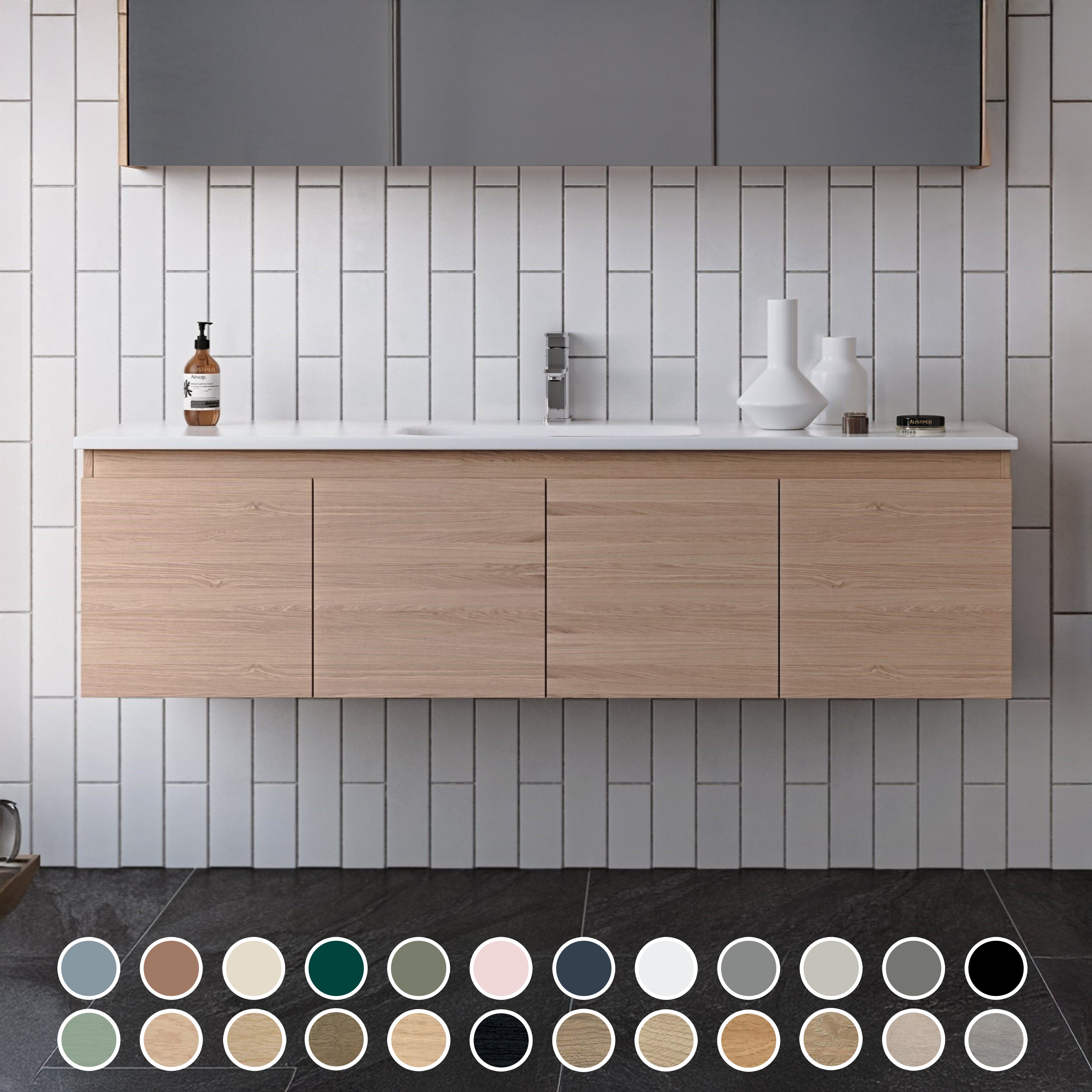 TIMBERLINE ROCKFORD CUSTOM WALL HUNG VANITY (ALL SIZING)
