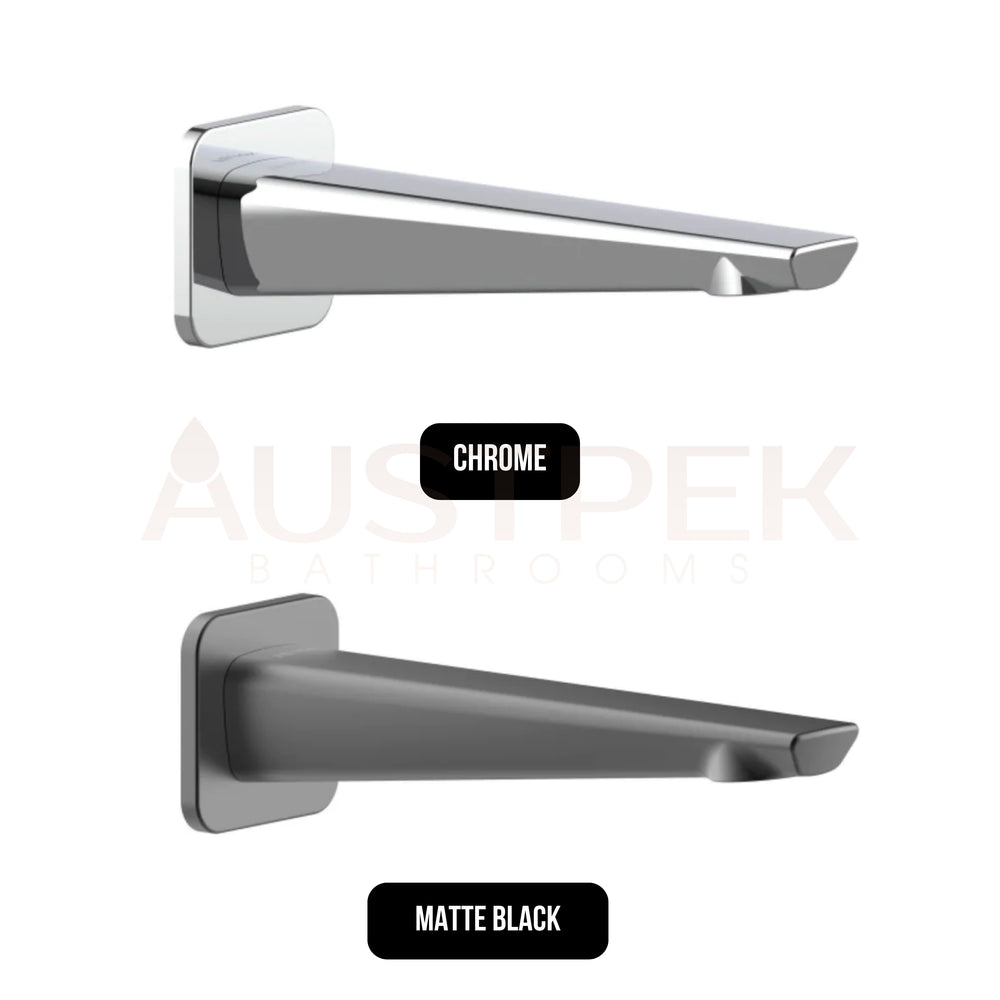 FELTON AXISS BATH SPOUT 1/2" 204MM MATTE BLACK