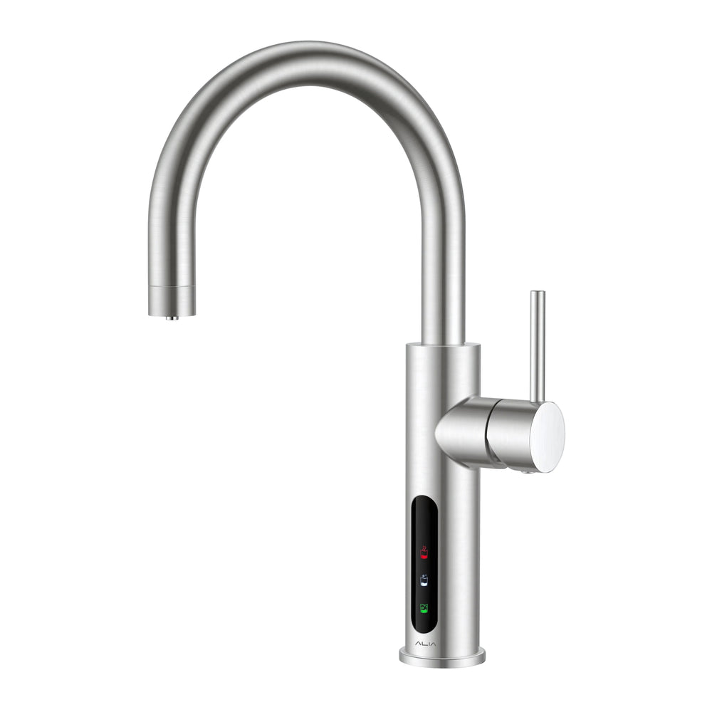 ALIA X51 INSTANT HOT, COLD AND SPARKLING FILTERED WATER TAP BRUSHED NICKEL