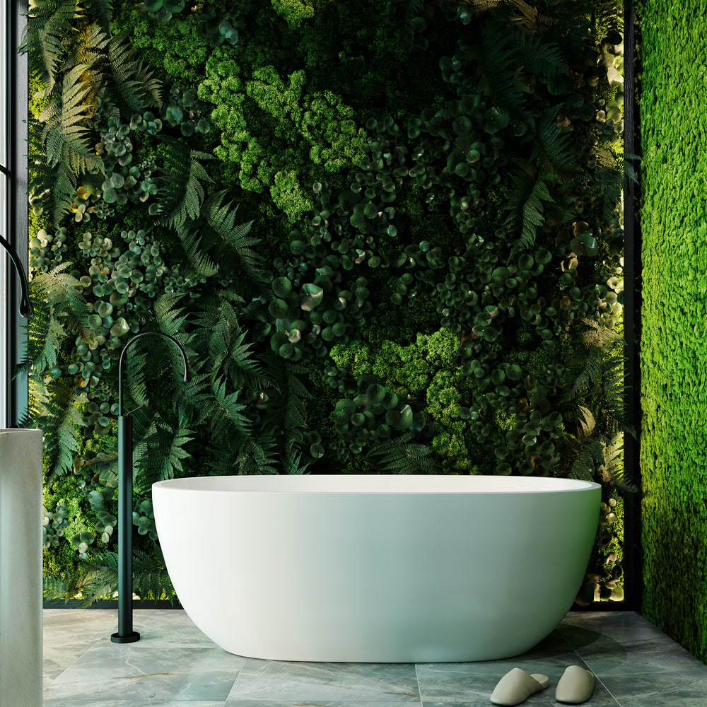 BELBAGNO ALLY FREESTANDING BATHTUB SEMI GLOSS WHITE (AVAILABLE IN 1500MM AND 1700MM)