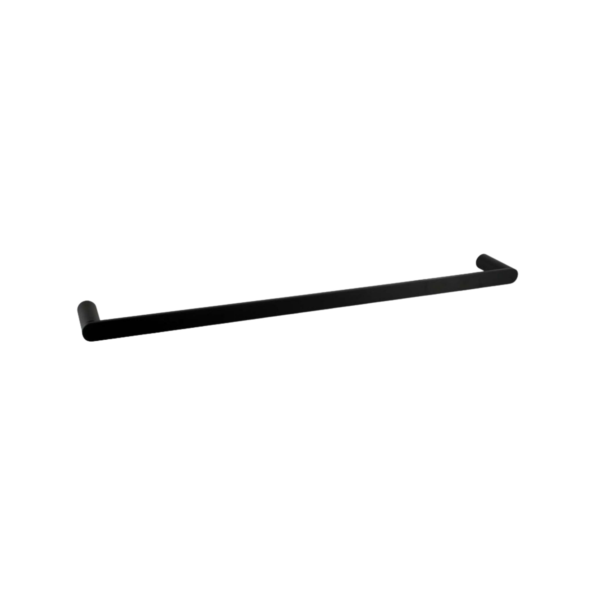AQUAPERLA RUSHY SINGLE TOWEL RAIL BLACK (AVAILABLE IN 600MM AND 800MM)