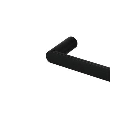 AQUAPERLA RUSHY SINGLE TOWEL RAIL BLACK (AVAILABLE IN 600MM AND 800MM)