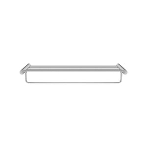 AQUAPERLA  SHOWER SHELF 600MM BRUSHED NICKEL