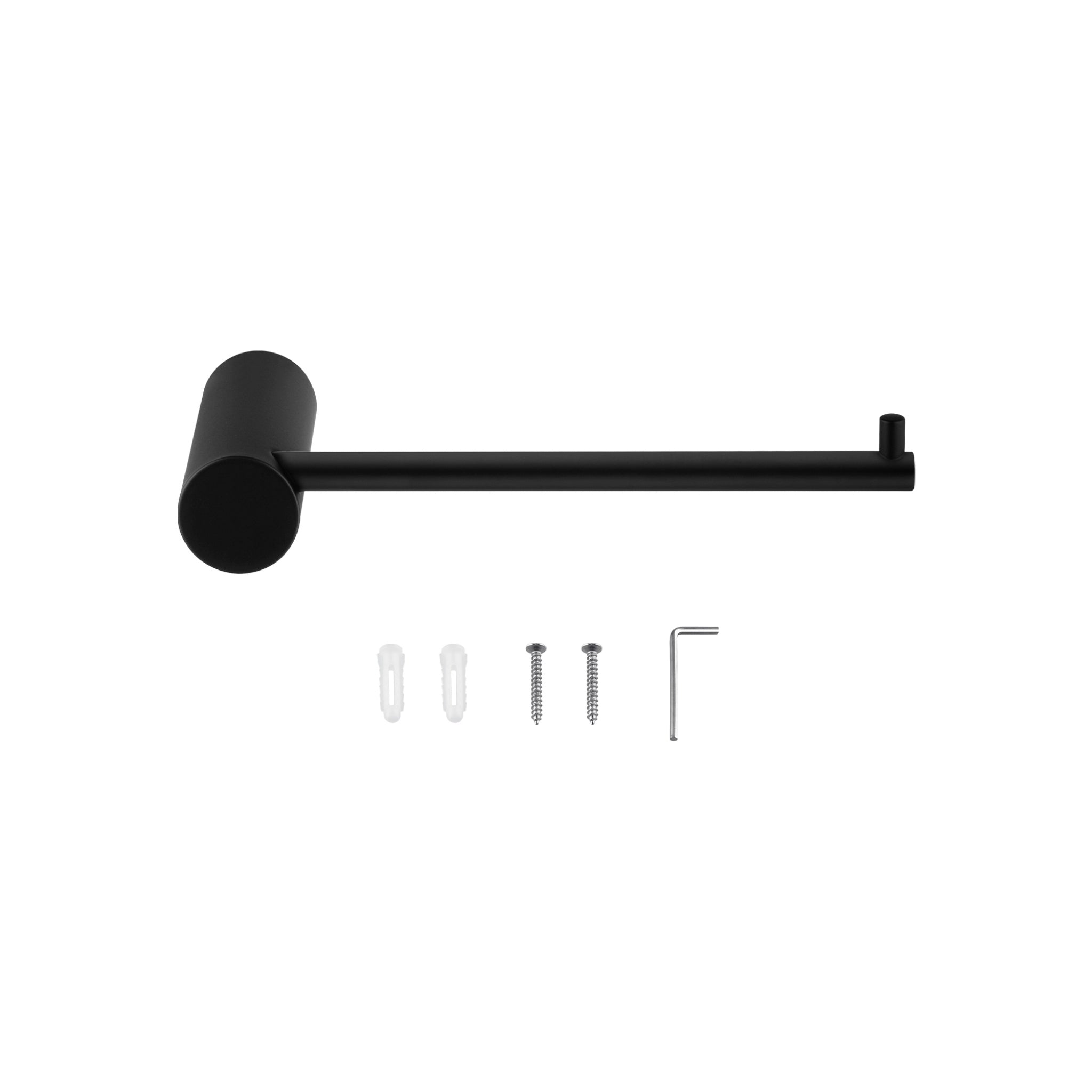 AQUAPERLA TOILET PAPER HOLDER 148MM BLACK