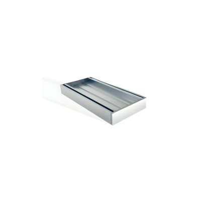 AQUAPERLA EZY FLOW TILE INSERT GRATE BRUSHED SILVER 300X26MM