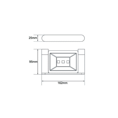 AQUAPERLA RUSHY SOAP DISH BLACK