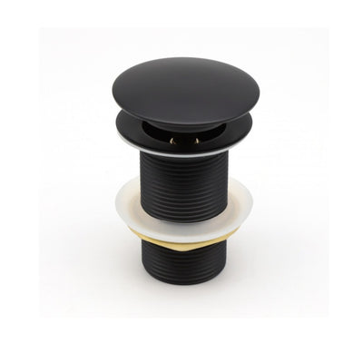 AQUAPERLA POP-UP NON-OVERFLOW BASIN WASTE 32MM BLACK