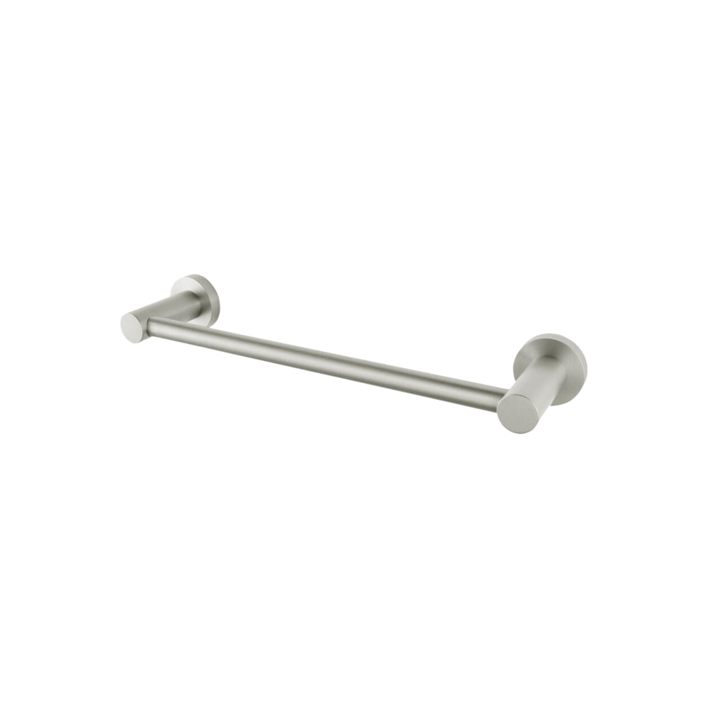 AQUAPERLA LUCID PIN HAND TOWEL HOLDER 347MM BRUSHED NICKEL