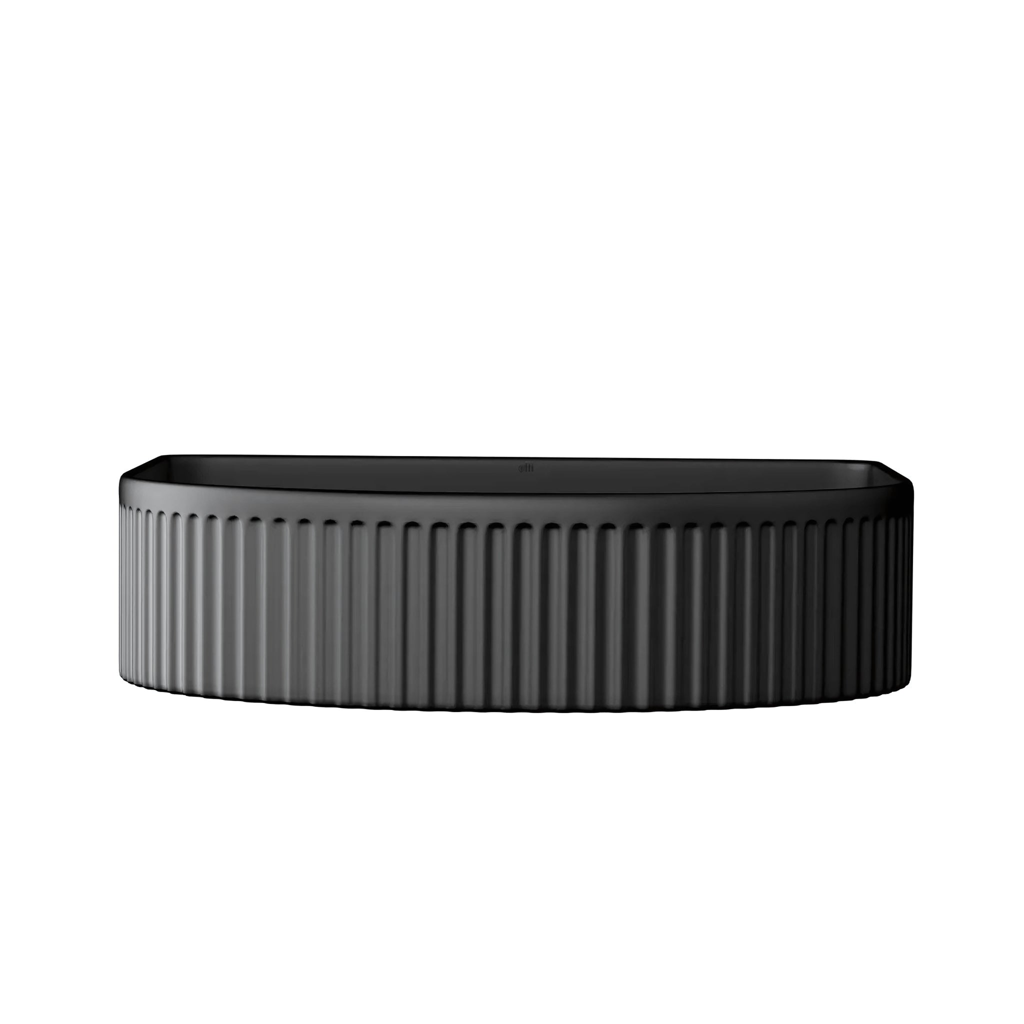 OTTI ARCHIE CERAMIC ABOVE COUNTER BASIN MATTE BLACK 415MM