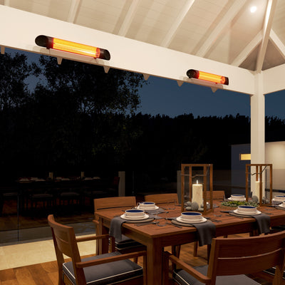 THERMOGROUP ASH 2500W MID-WAVE OUTDOOR HEATER BLACK 945MM
