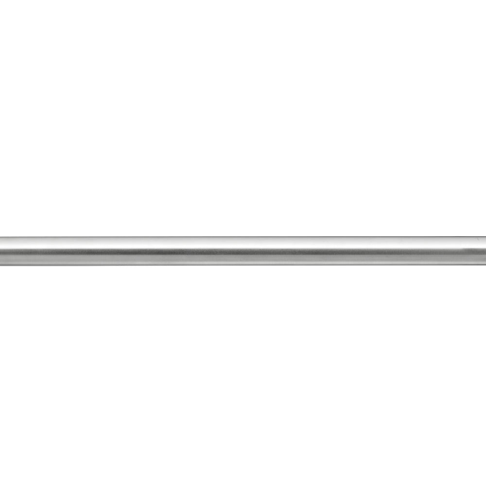 COLDBUSTER HORIZONTAL ROUND HEATED SINGLE TOWEL RAIL BRUSHED STAINLESS STEEL (AVAILABLE IN 450MM, 632MM AND 832MM)