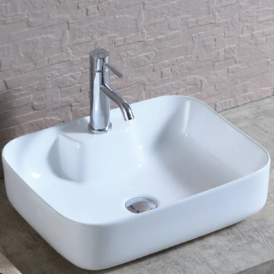 BTH POLAR ABOVE COUNTER CERAMIC ARTISTIC BASIN WHITE 510MM