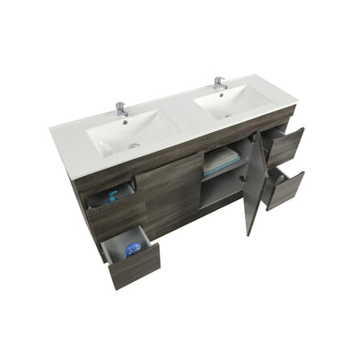 POSEIDON BERGE DARK GREY 1500MM FLOOR STANDING VANITY