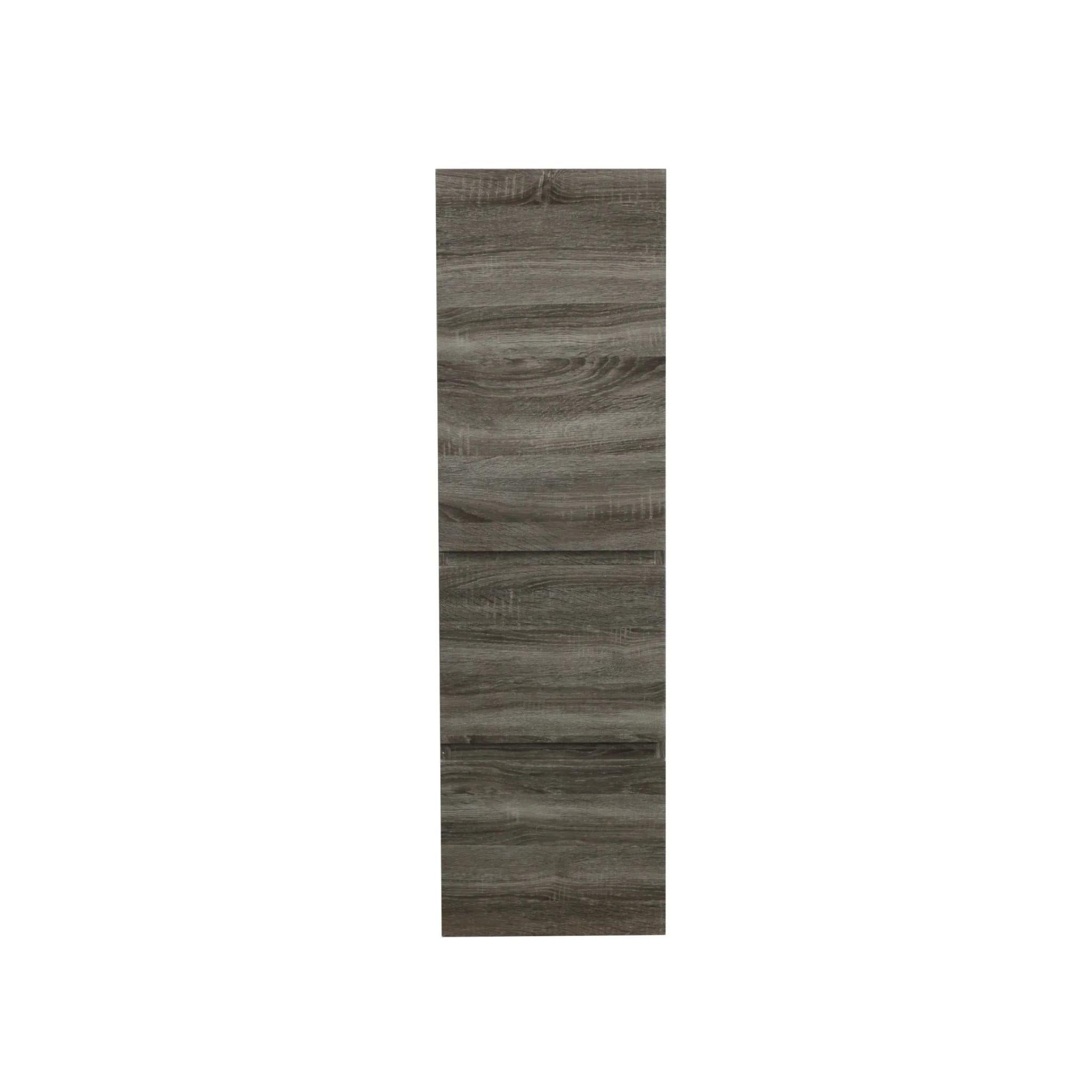 POSEIDON WALL HUNG TALL BOY DARK GREY 400MM X 1350MM