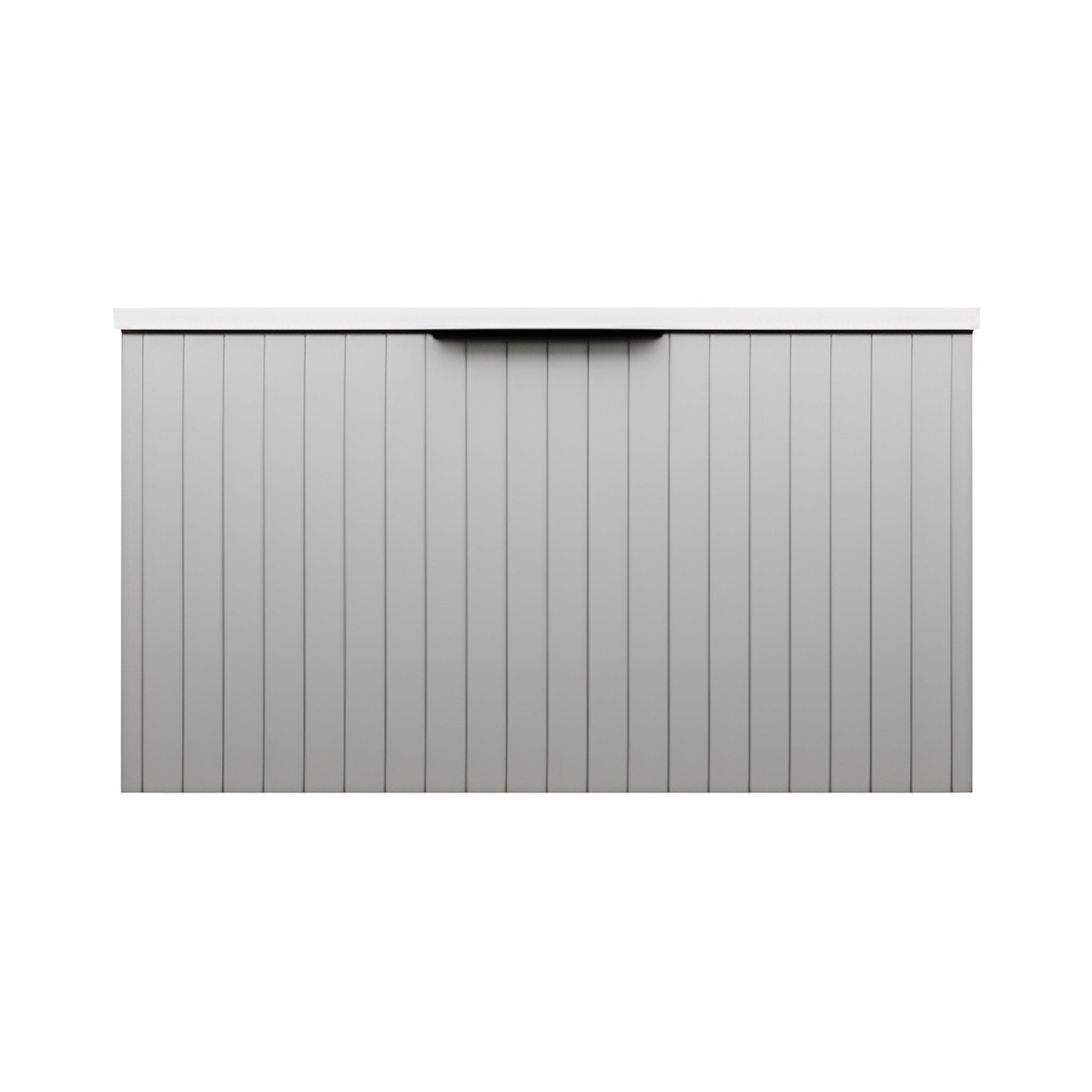 FIENZA BAYVIEW STONE GREY MATTE 750MM SINGLE BOWL WALL HUNG VANITY