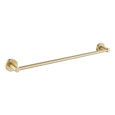 HELLYCAR IDEAL SINGLE NON-HEATED TOWEL RAIL BRUSHED GOLD (AVAILABLE IN 600MM, 750MM AND 900MM)