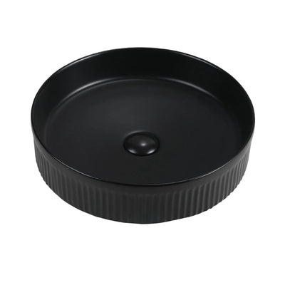 BELLA VISTA AIMEE ABOVE COUNTER BASIN BLACK 410MM