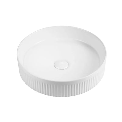 BELLA VISTA AIMEE ABOVE COUNTER BASIN MATTE WHITE 410MM