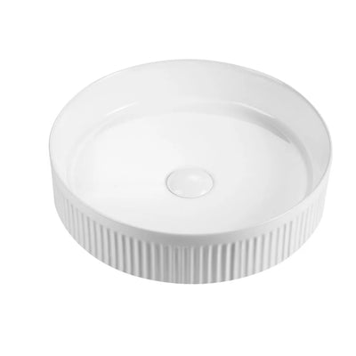 BELLA VISTA AIMEE ABOVE COUNTER BASIN WHITE 410MM