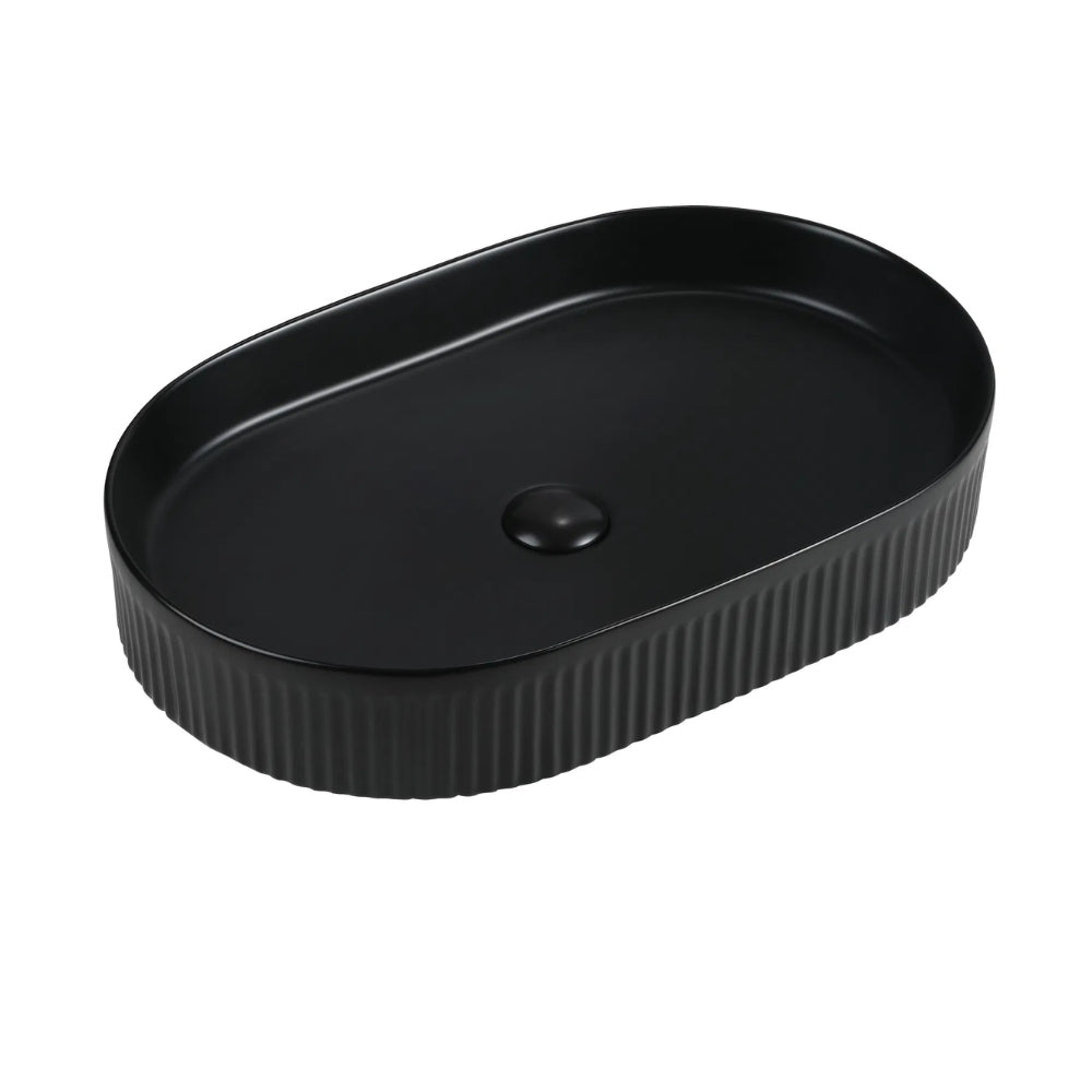 BELLA VISTA CORRINE ABOVE COUNTER BASIN BLACK 580MM