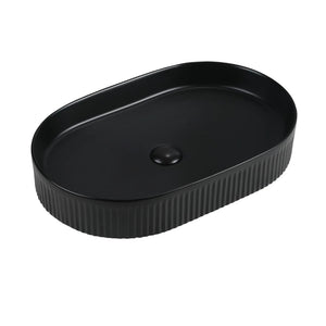 BELLA VISTA CORRINE ABOVE COUNTER BASIN BLACK 580MM