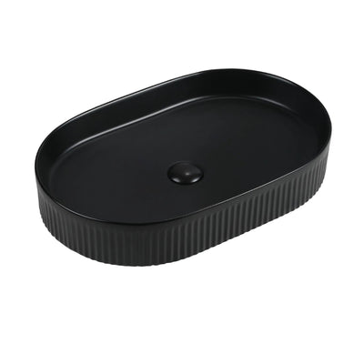 BELLA VISTA CORRINE ABOVE COUNTER BASIN BLACK 580MM