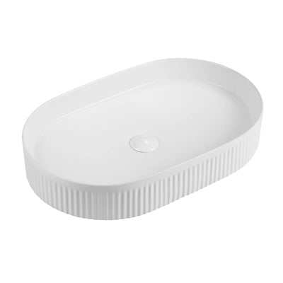 BELLA VISTA CORRINE ABOVE COUNTER BASIN MATTE WHITE 580MM