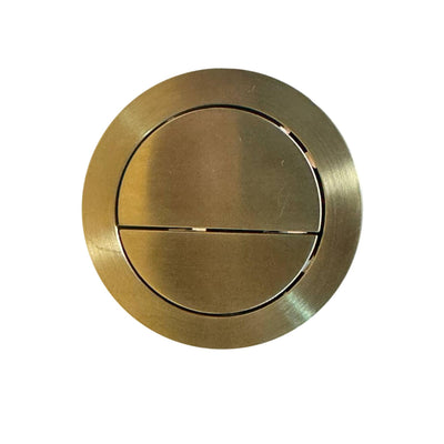 BELBAGNO TOILET SUITES ROUND FLUSH BUTTON 55MM BRUSHED BRASS