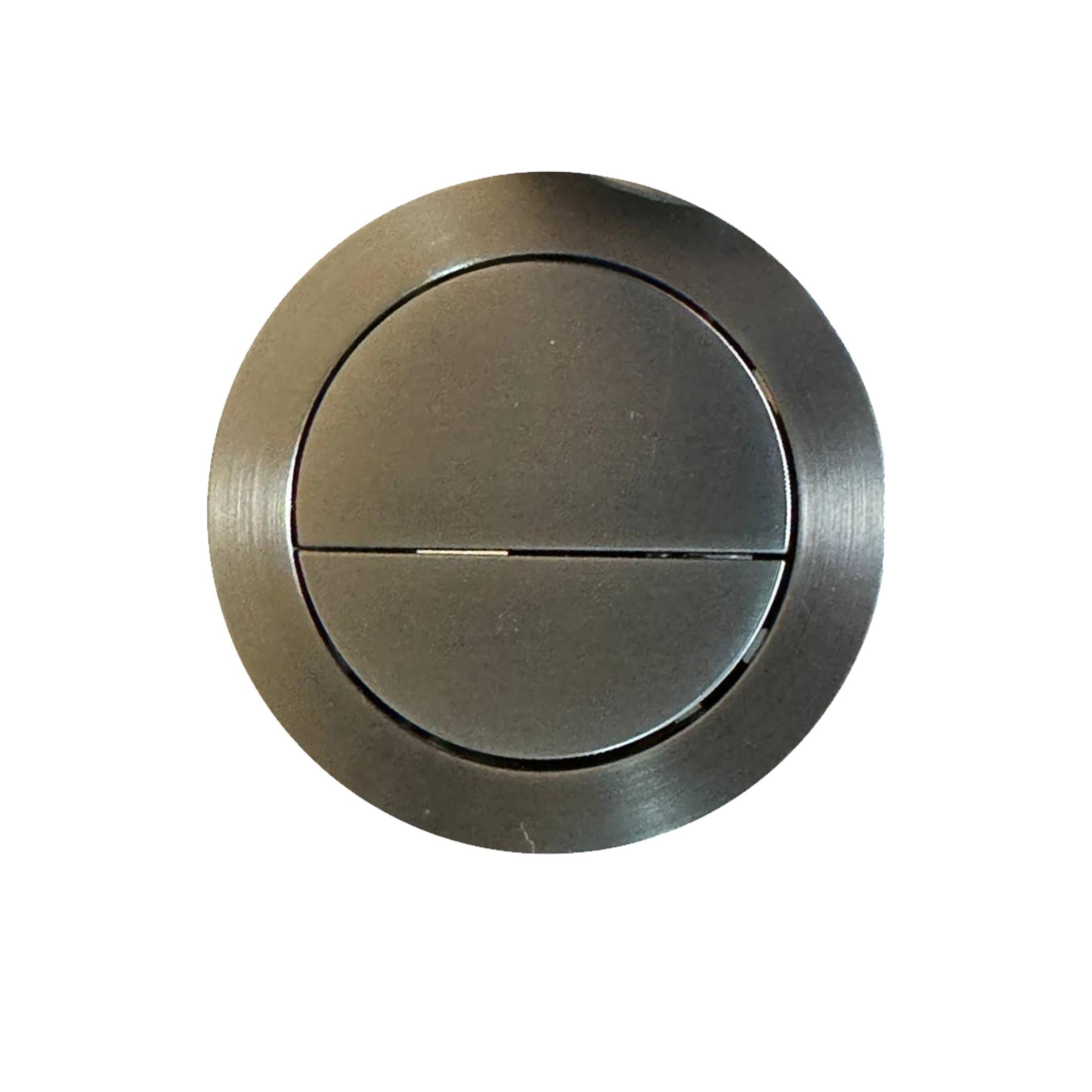 BELBAGNO TOILET SUITES ROUND FLUSH BUTTON 55MM BRUSHED GUNMETAL