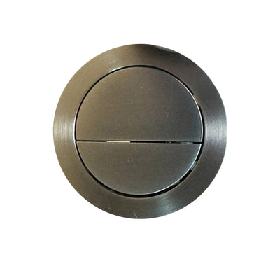 BELBAGNO TOILET SUITES ROUND FLUSH BUTTON 55MM BRUSHED GUNMETAL