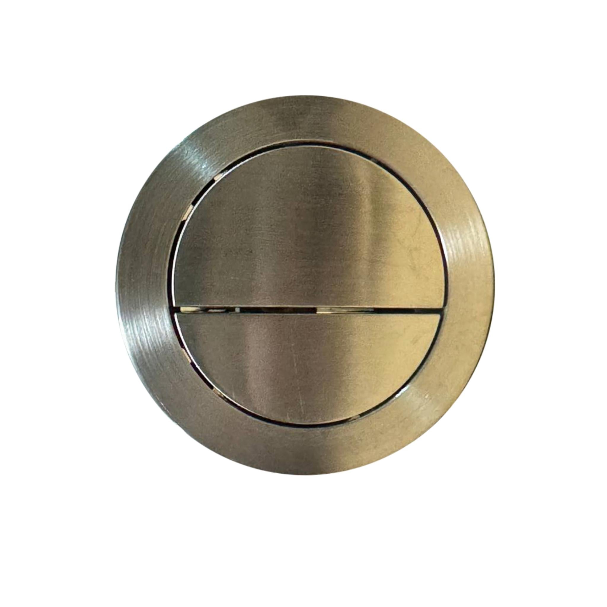 BELBAGNO TOILET SUITES ROUND FLUSH BUTTON 55MM BRUSHED NICKEL