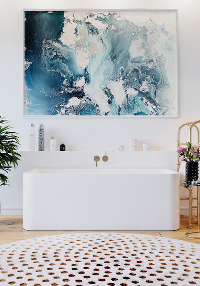 BELBAGNO ALTO FREESTANDING BATHTUB SEMI GLOSS WHITE (AVAILABLE IN 1500MM AND 1700MM)